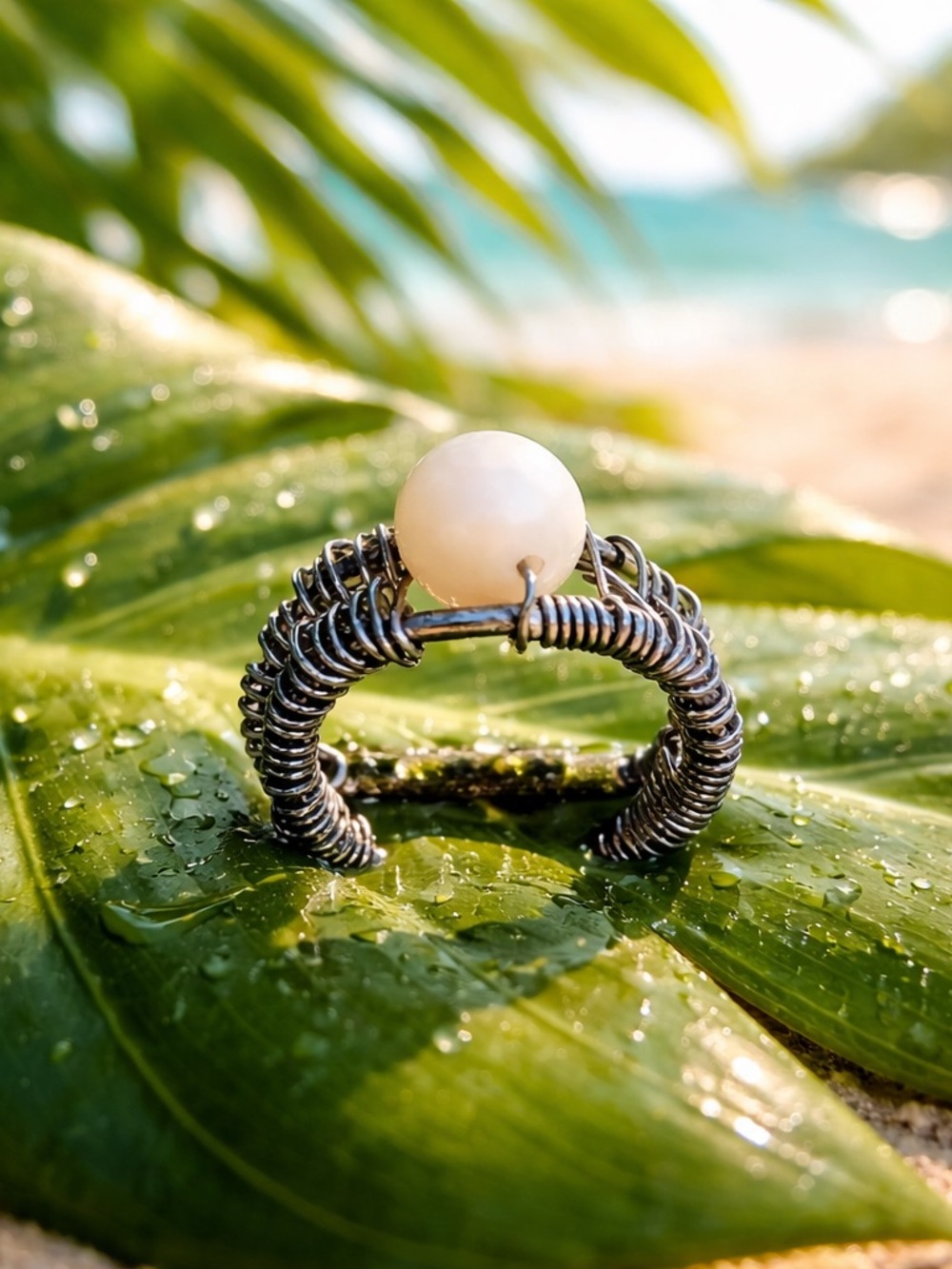 Pink Opal Ring